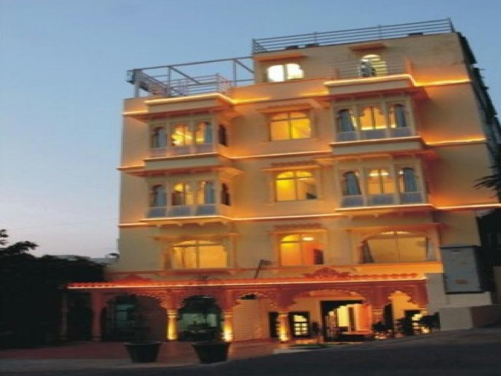 Hotel Mahima Palace Udaipur Buitenkant foto